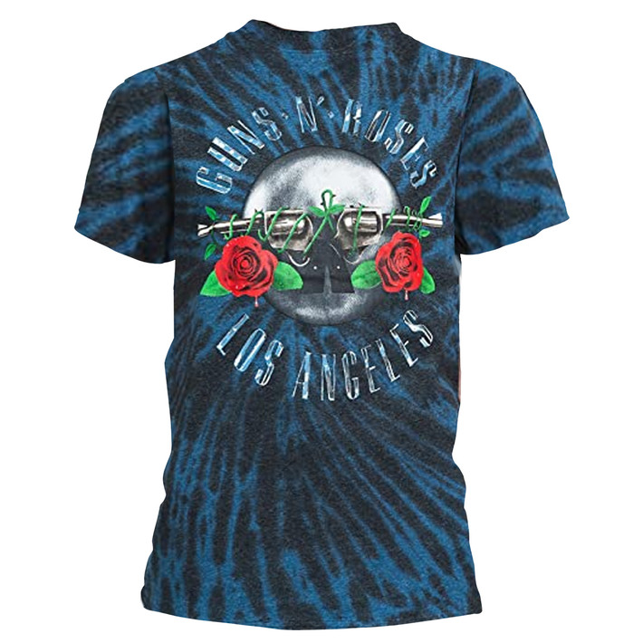 Guns N' Roses 'Los Angeles' (Dip-Dye) T-Shirt