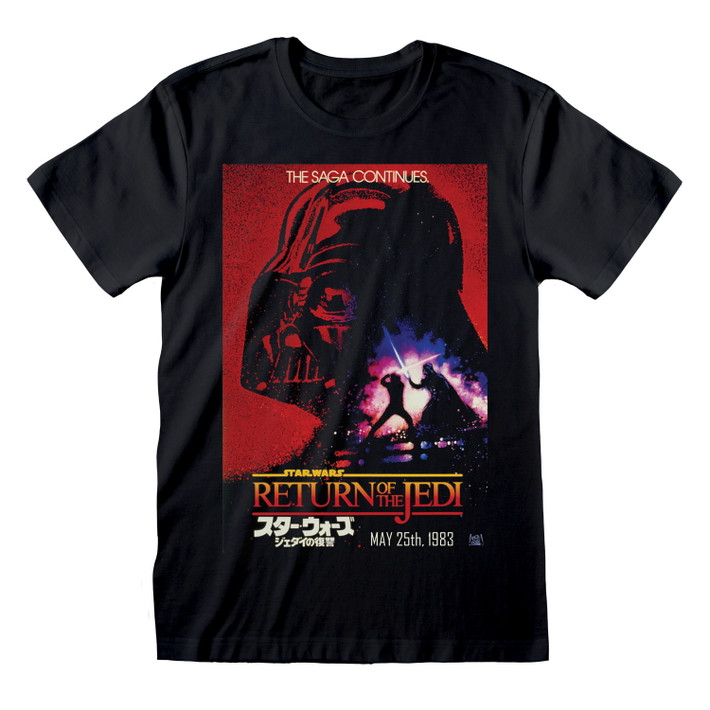 Star Wars 'Vader Poster' (Black) T-Shirt