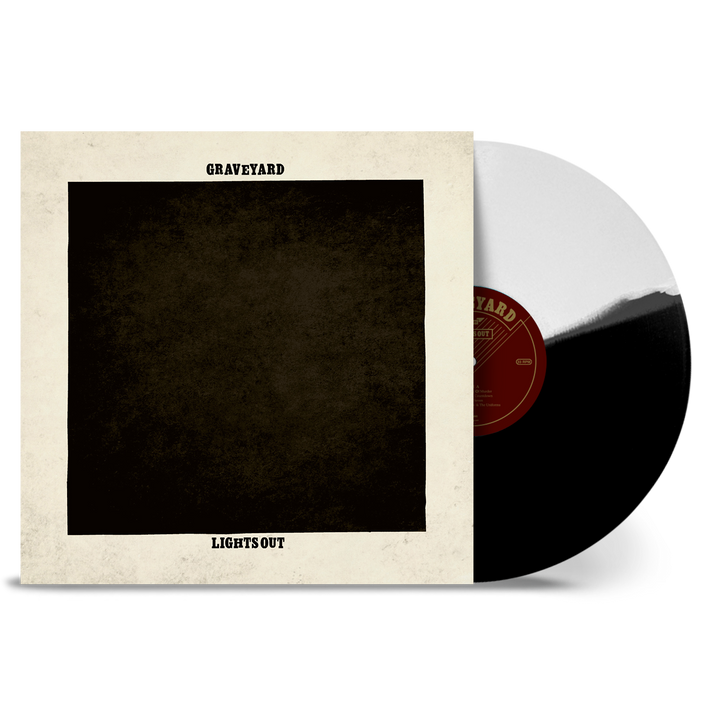 Graveyard 'Lights Out' LP Black White Split Vinyl