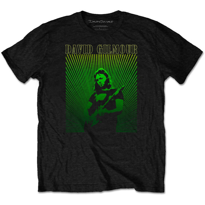 David Gilmour 'Rays Gradient' (Black) T-Shirt