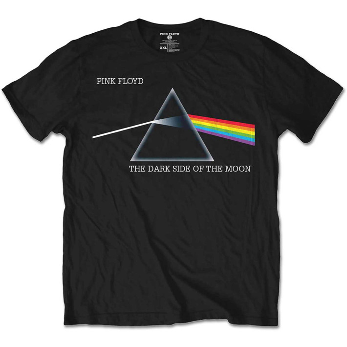 Pink Floyd 'Dark Side of the Moon Courier' (Black) Kids T-Shirt