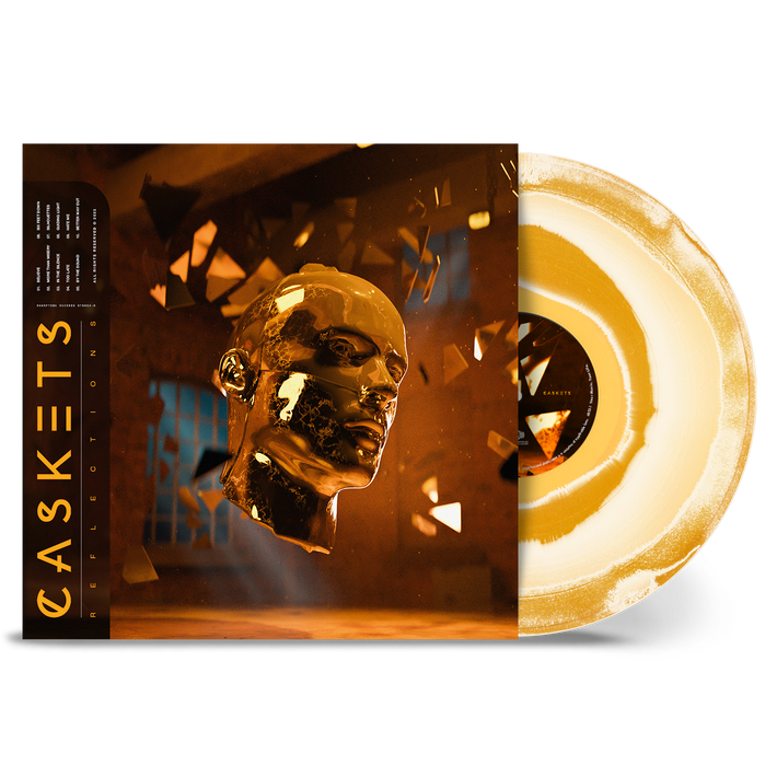 Caskets 'Reflections' LP Orange White Corona Vinyl