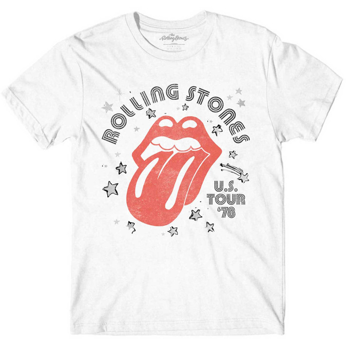 The Rolling Stones 'Aero Tongue' (White) T-Shirt