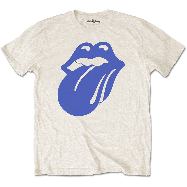 The Rolling Stones 'Blue & Lonesome 1972 Logo' (Natural) T-Shirt