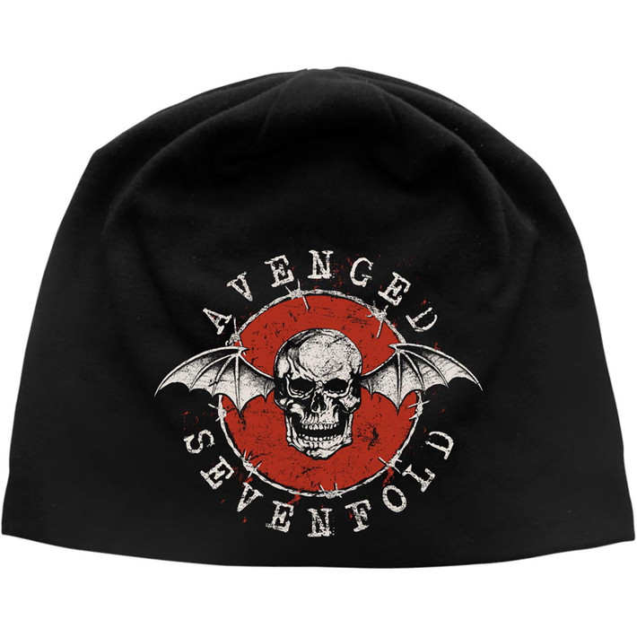Avenged Sevenfold 'Distressed Bat' (Black) Beanie Hat