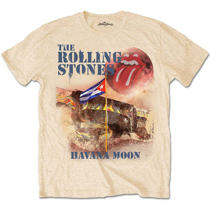 The Rolling Stones 'Havana Moon' (Natural) T-Shirt