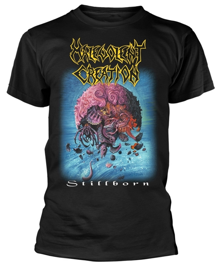 Malevolent Creation 'Stillborn' (Black) T-Shirt Front