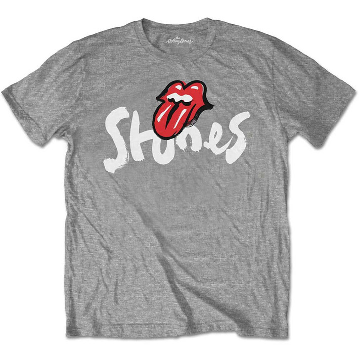 The Rolling Stones 'No Filter Brush Strokes' (Grey) T-Shirt