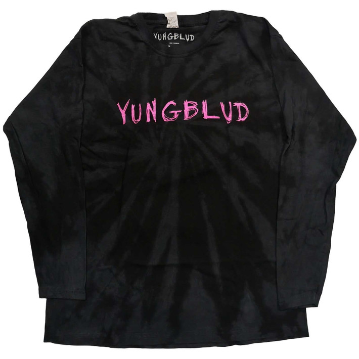 Yungblud 'Scratch Logo' (Dip-Dye) Long Sleeve Shirt