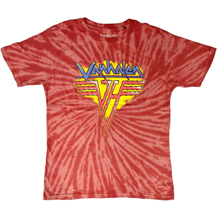 Van Halen 'Jagged Logo' (Dip-Dye) T-Shirt