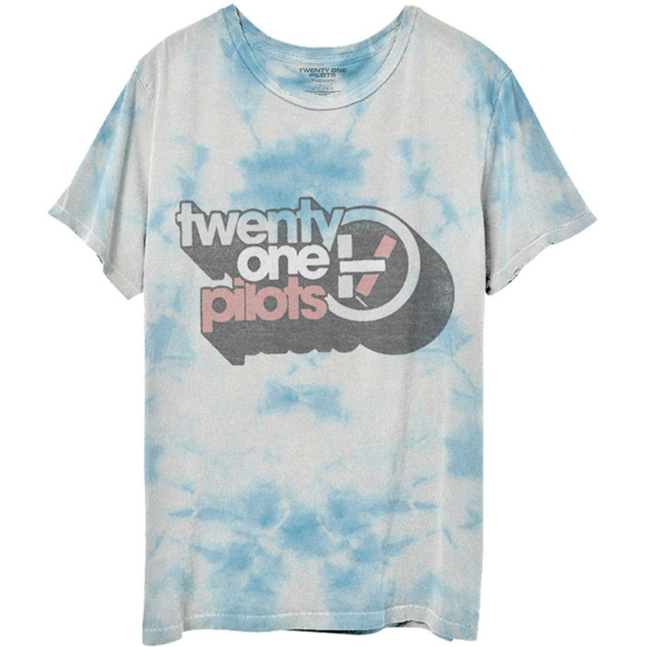 Twenty One Pilots 'Vintage Block Holiday' (Dip-Dye) T-Shirt