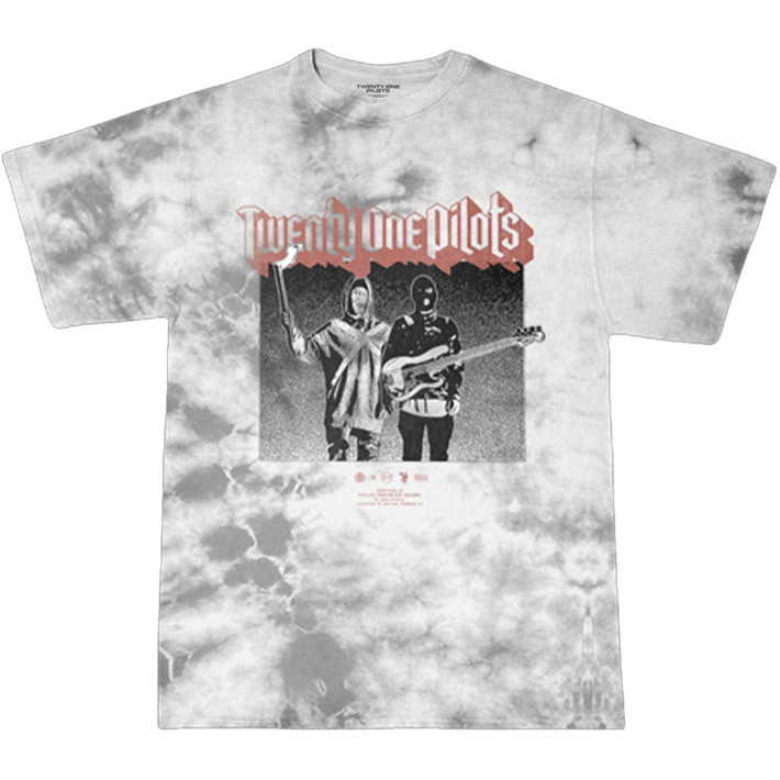 Twenty One Pilots 'Torch Bearers' (Dip-Dye) T-Shirt