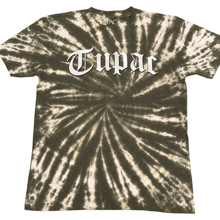 Rock Off T-Shirt Ufficiale Ed Sheeran Yin Yang Butterfly - Stampa Tie Dye, Bianca, Cotone Riciclato