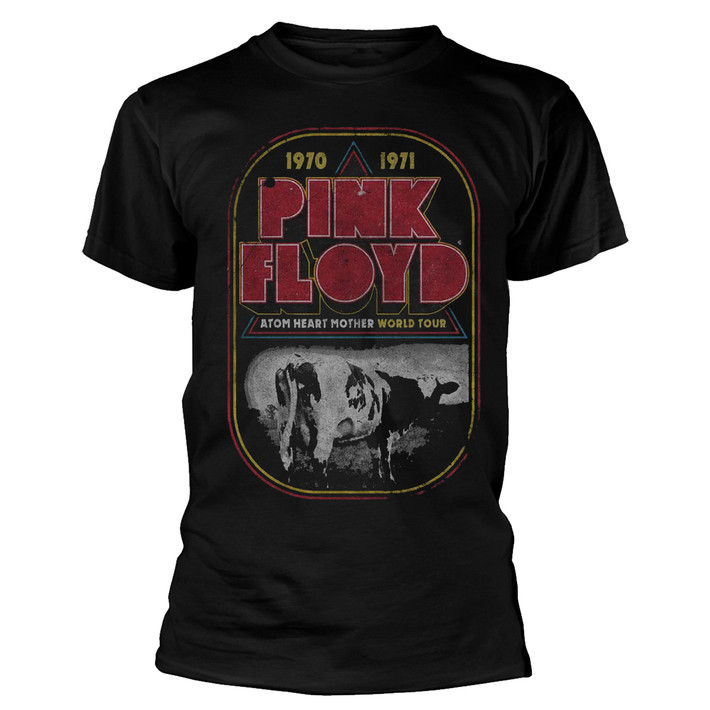 Pink Floyd 'Atom Heart Mother Tour' (Black) T-Shirt