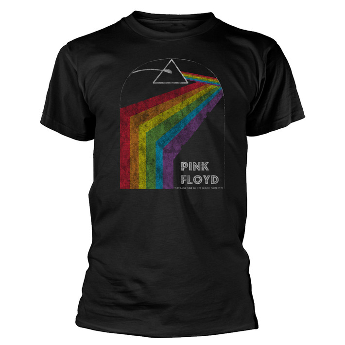 Pink Floyd 'Dark Side of the Moon 1972 Tour' (Black) T-Shirt