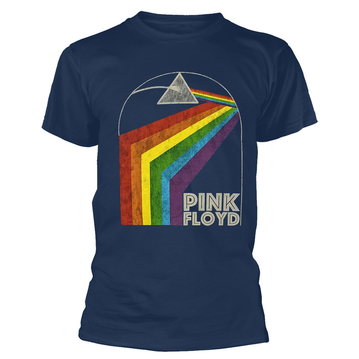 Pink Floyd 'Prism Arch' (Blue) T-Shirt