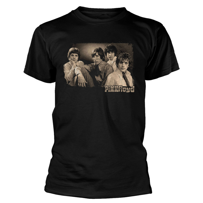 Pink Floyd 'Sepia Cravats' (Black) T-Shirt