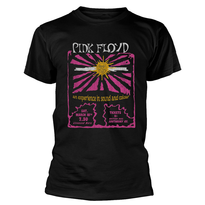 Pink Floyd 'Sound & Colour' (Black) T-Shirt