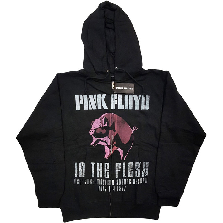 Pink Floyd 'In the Flesh' (Black) Zip Up Hoodie