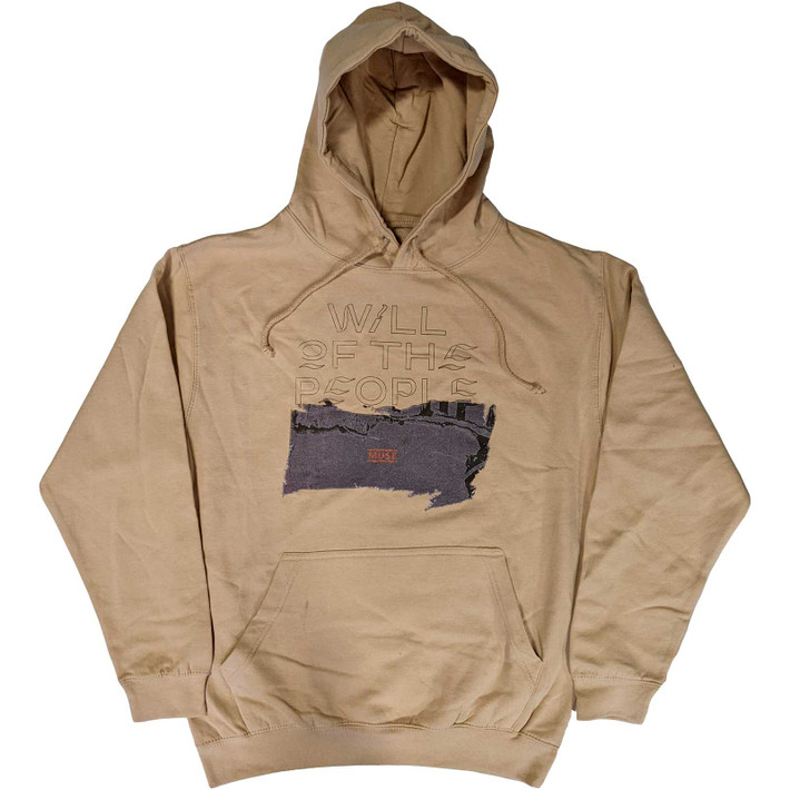 Muse 'Will Of The People' (Sand) Pull Over Hoodie