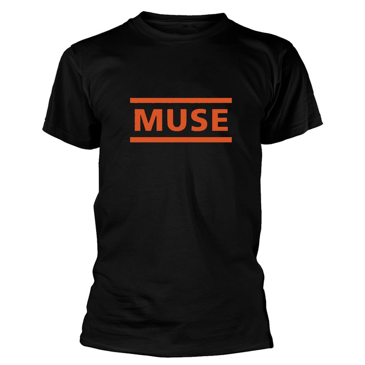 Muse 'Orange Logo' (Black) T-Shirt