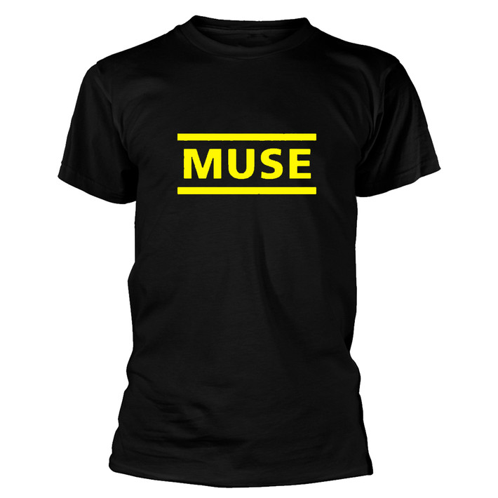 Muse 'Yellow Logo' (Black) T-Shirt