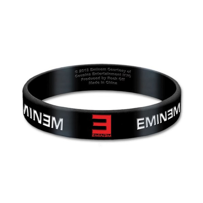 Eminem 'Logo' Gummy Wristband
