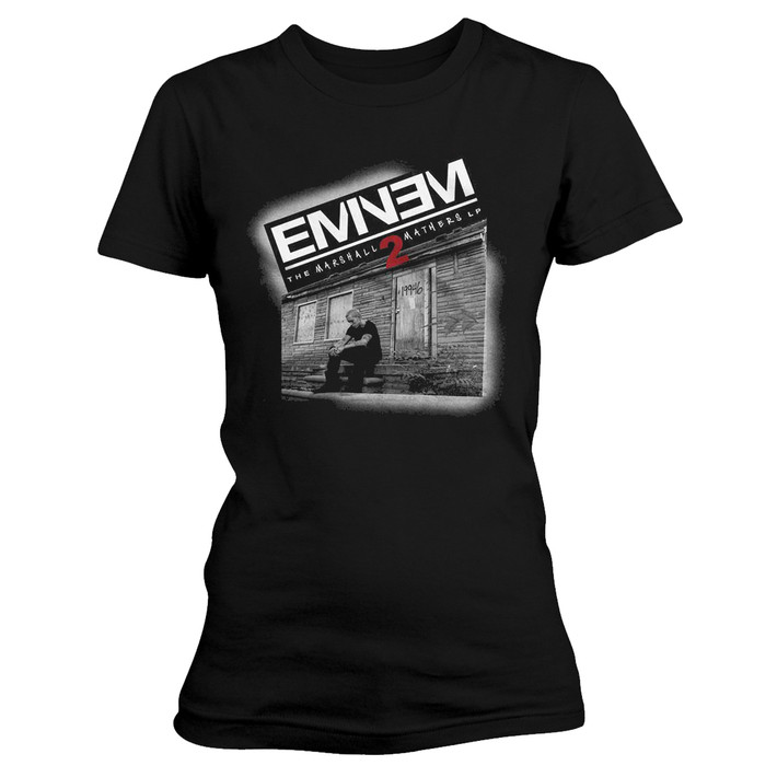 Eminem 'Marshall Mathers 2' (Black) Womens Fitted T-Shirt