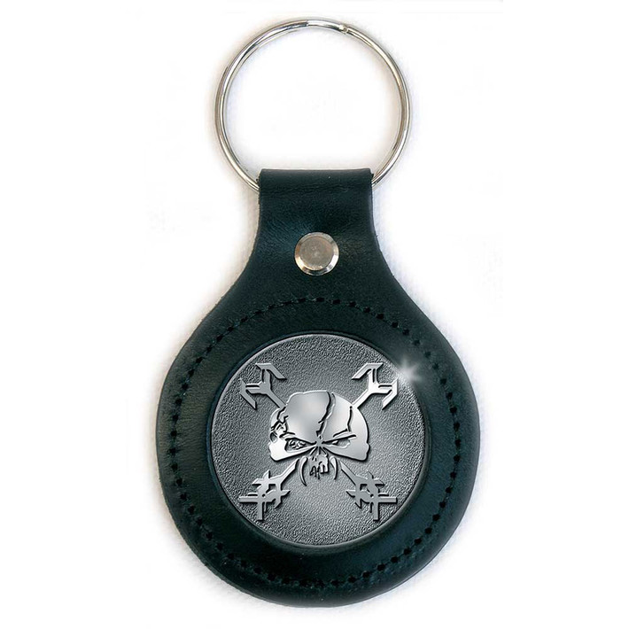 Iron Maiden 'Final Frontier Icon' Leather Fob Keyring