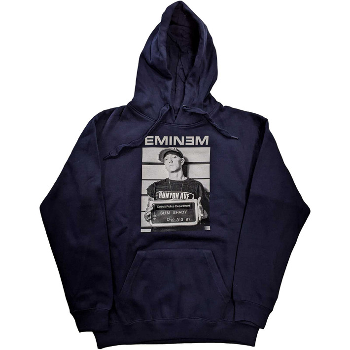 Eminem 'Arrest' (Navy) Pull Over Hoodie