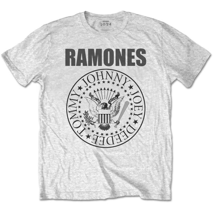 Ramones 'Presidential Seal' (Grey) Kids T-Shirt