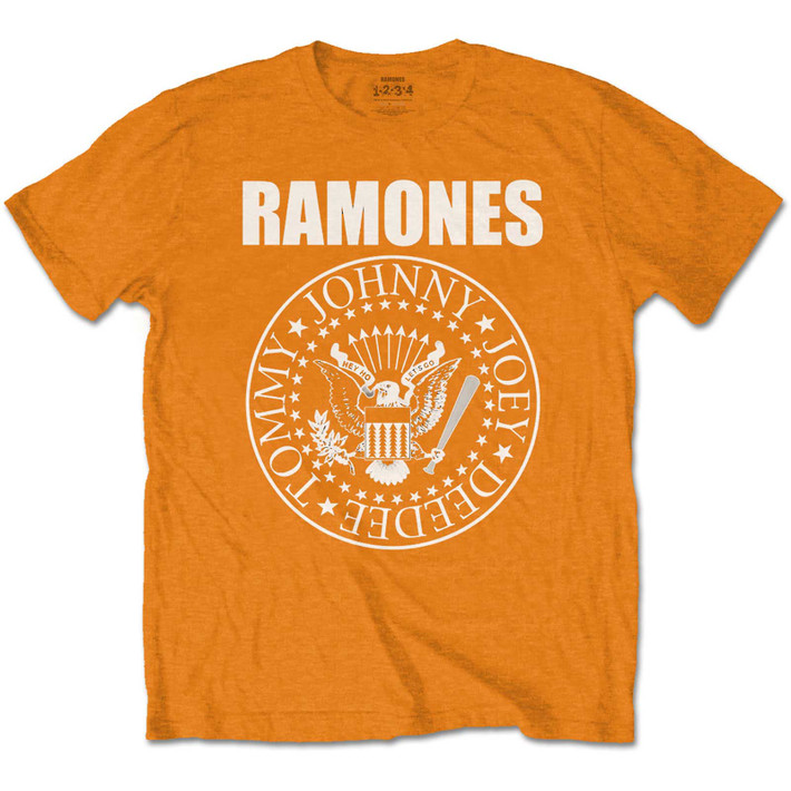 Ramones 'Presidential Seal' (Orange) Kids T-Shirt