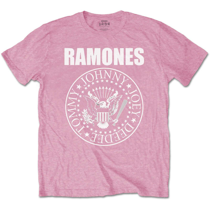 Ramones 'Presidential Seal' (Pink) Kids T-Shirt