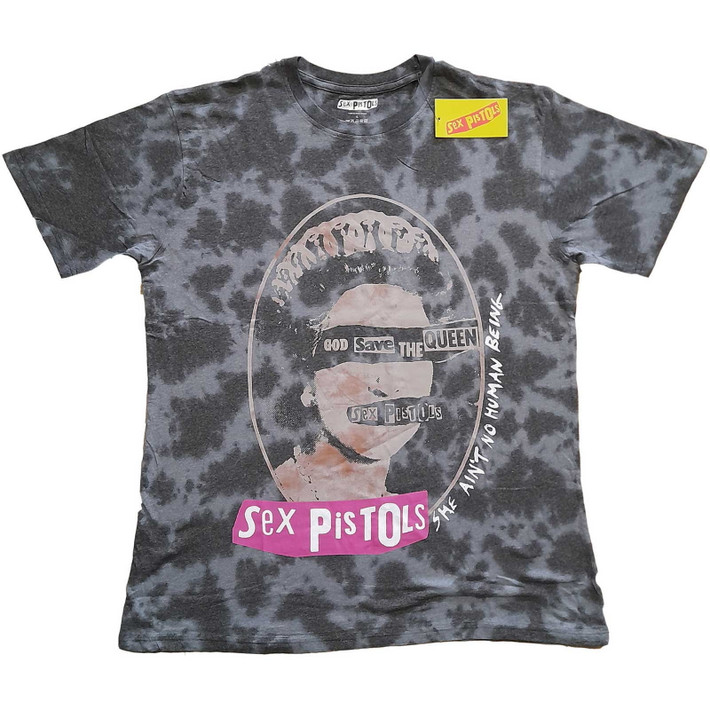 Sex Pistols 'God Save The Queen' (Dip-Dye) T-Shirt