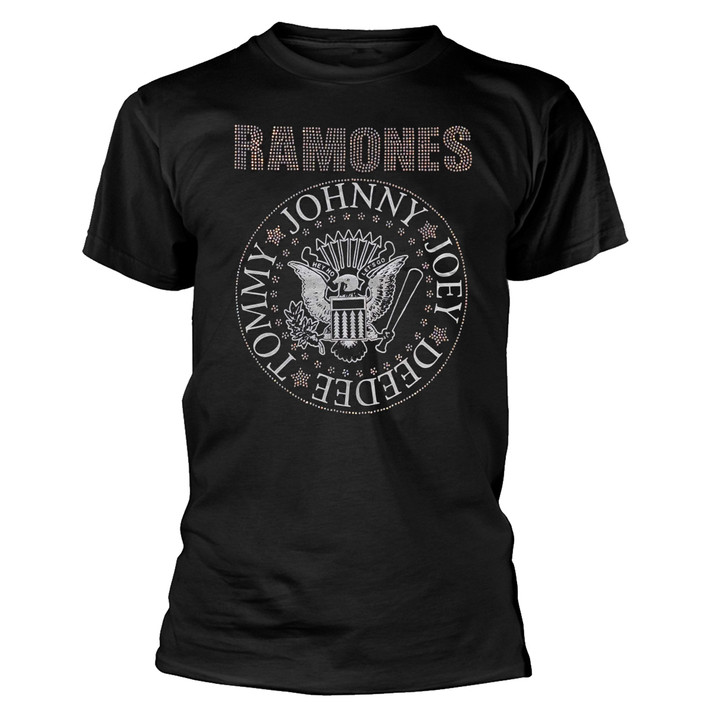 Ramones 'Presidential Seal Diamante' (Black) T-Shirt