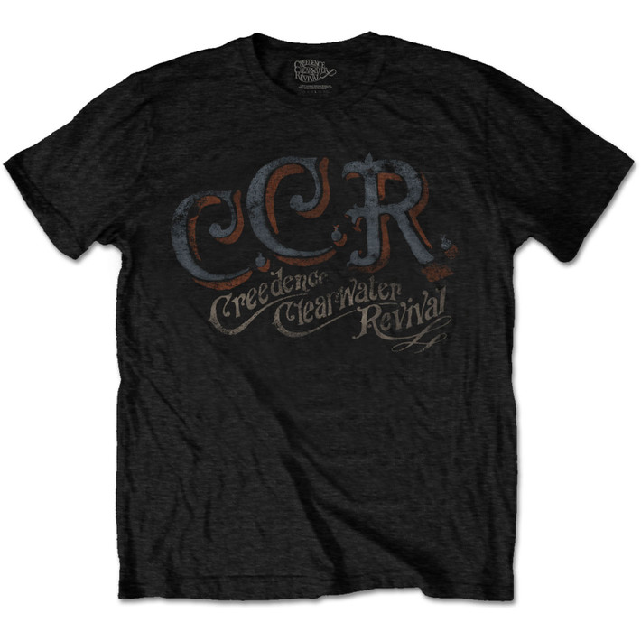 Creedence Clearwater Revival 'CCR' (Black) T-Shirt