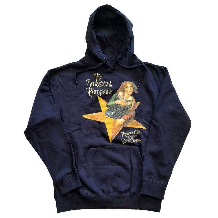 The Smashing Pumpkins 'Mellon Collie' (Navy) Pull Over Hoodie