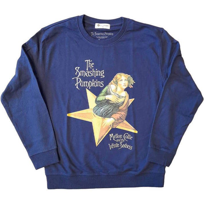 The Smashing Pumpkins 'Mellon Collie' (Navy) Sweatshirt