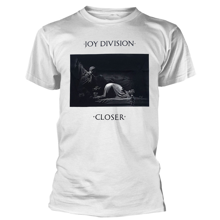 Joy Division 'Classic Closer' (White) T-Shirt