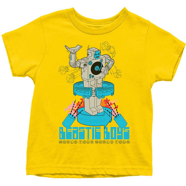 Beastie Boys 'Robot' (Yellow) Kids T-Shirt
