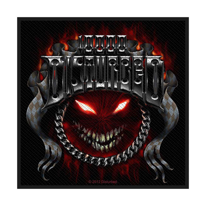 Disturbed 'Chrome Happy Face' Patch