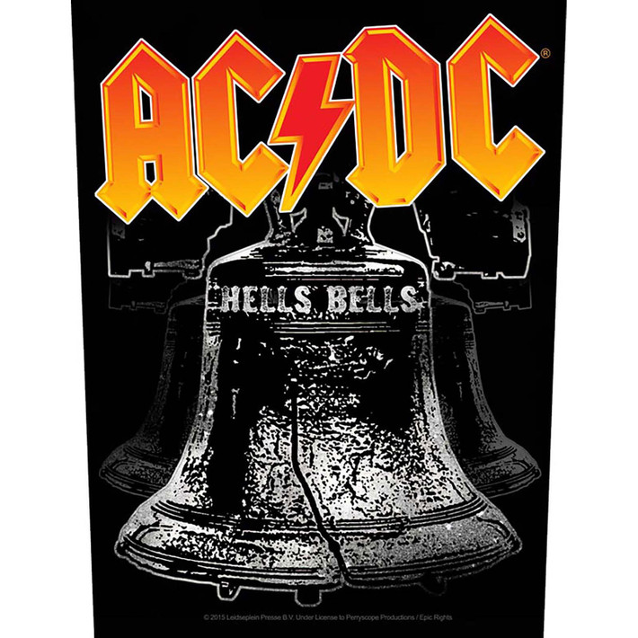 AC/DC 'Hells Bells' (Black) Back Patch