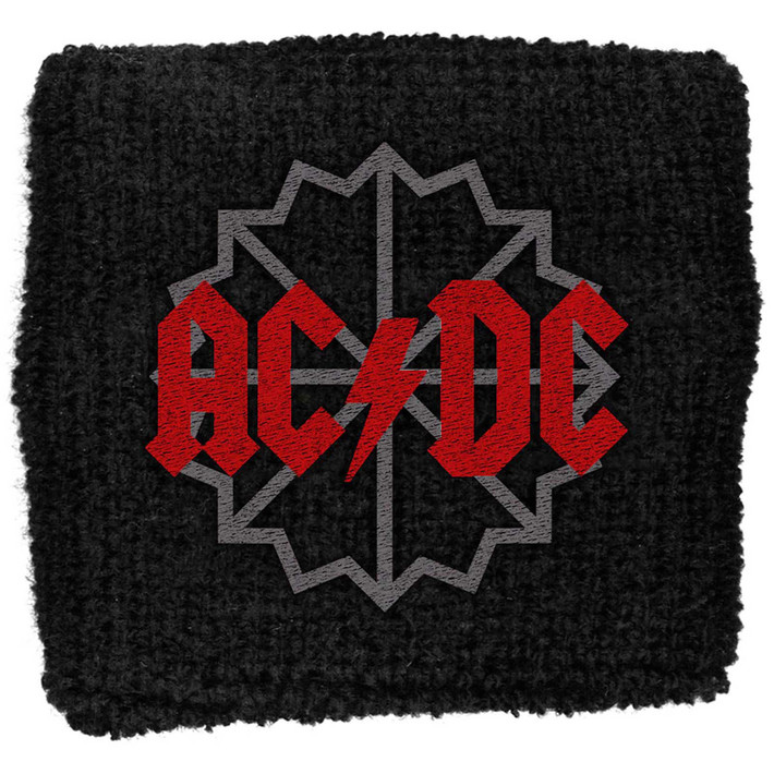 AC/DC 'Black Ice Logo' (Black) Wristband