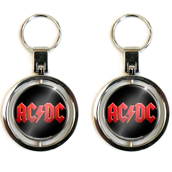 AC/DC 'Logo' Spinner Keyring