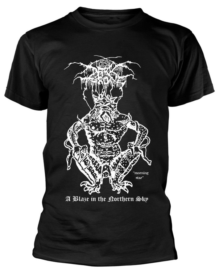 Darkthrone 'A Blaze/Morning Star' (Black) T-Shirt