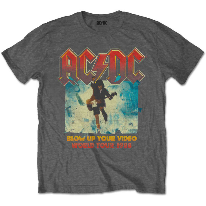 AC/DC 'Blow Up Your Video' (Charcoal) Kids T-Shirt