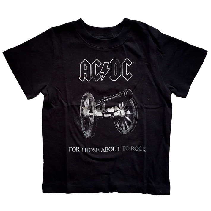 AC/DC 'About to Rock' (Black) Toddlers T-Shirt