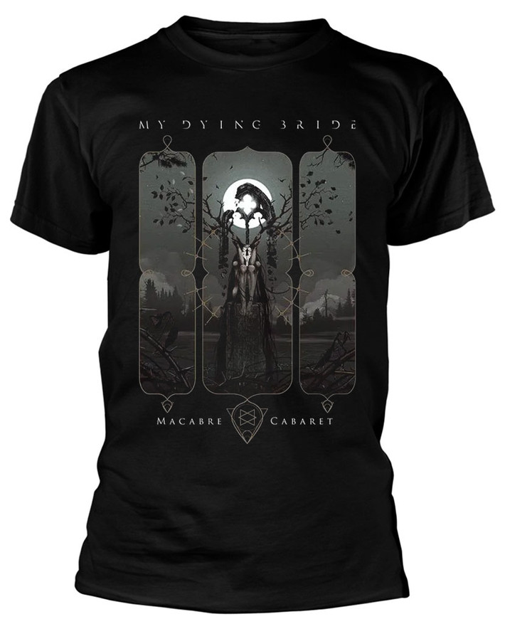 My Dying Bride 'Macabre Cabaret' (Black) T-Shirt Front