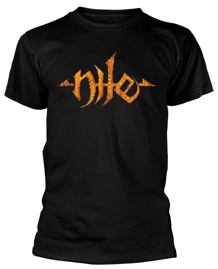 Nile 'Snakeskin Logo' (Black) T-Shirt