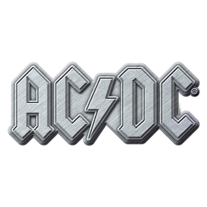 AC/DC 'Metal Logo' Pin Badge | Eyesore Merch